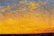 Caspar David Friedrich Evening oil painting on canvas